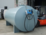 mazouttank met pomp