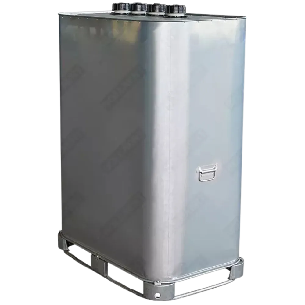 Bovengrondse mazouttank verzinkt 1000 liter – dubbelwandige stookolietank met stalen buitentank en kunststof binnentank