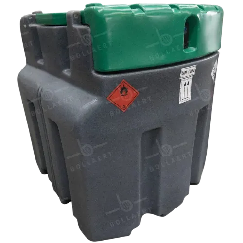 Mobiele mazouttank kunststof 425 liter vrijgesteld van de ADR wetgeving.