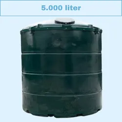 Grote dubbelwandige kunststof mazouttank van 5.000 liter – veilig en duurzaam voor gezinnen of bedrijven.